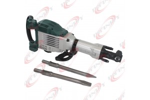 1800W Electric Demolition Jack Hammer Concrete Breaker W/Shovel & 2 Chisel Bits